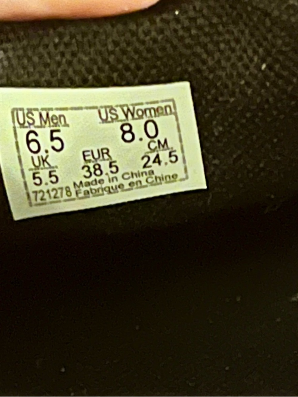 Women’s Vans Silver Glitter Lace-Up Sneakers with Black Accents - Picture 5 of 5